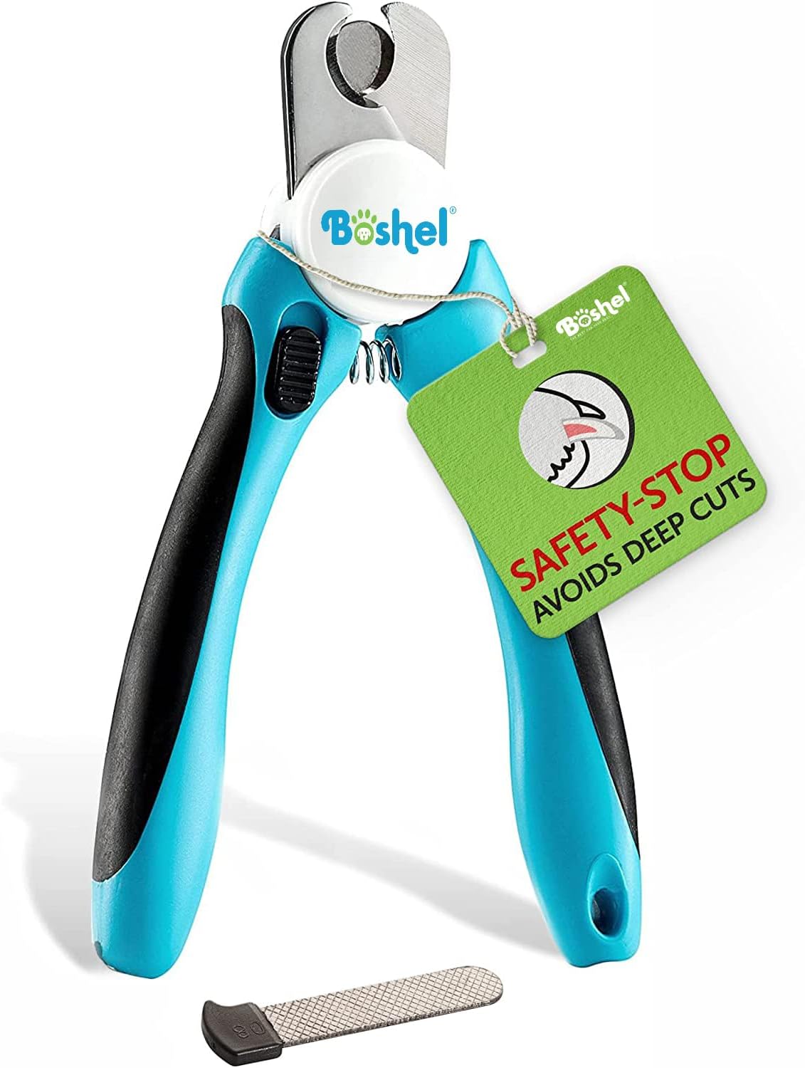 Boshel dog nail clippers with safety guard